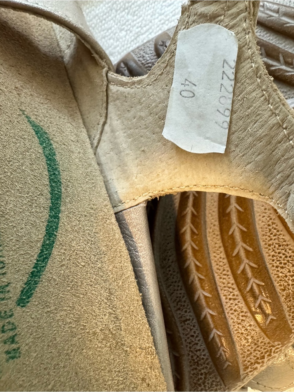 Naot Women's Gold Adjustable Strappy Comfort Sandals - Picture 7 of 9